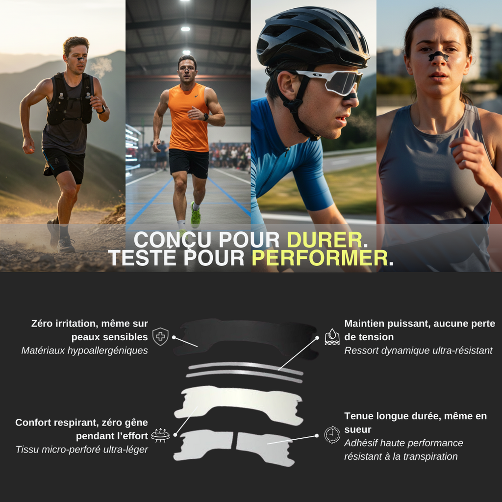 Bandes nasales Sport Haute-Performance
